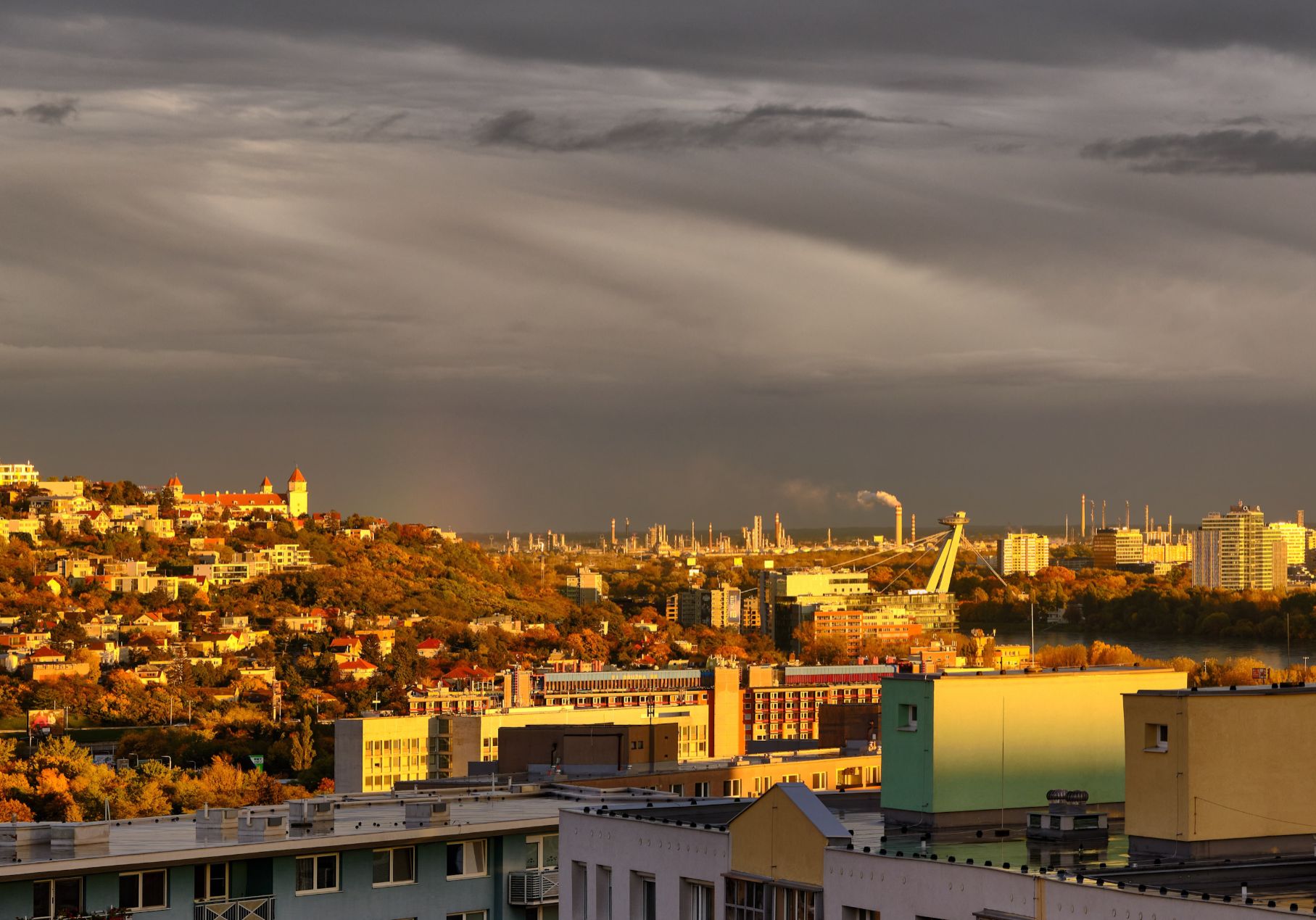 Bratislava during the golden hour
