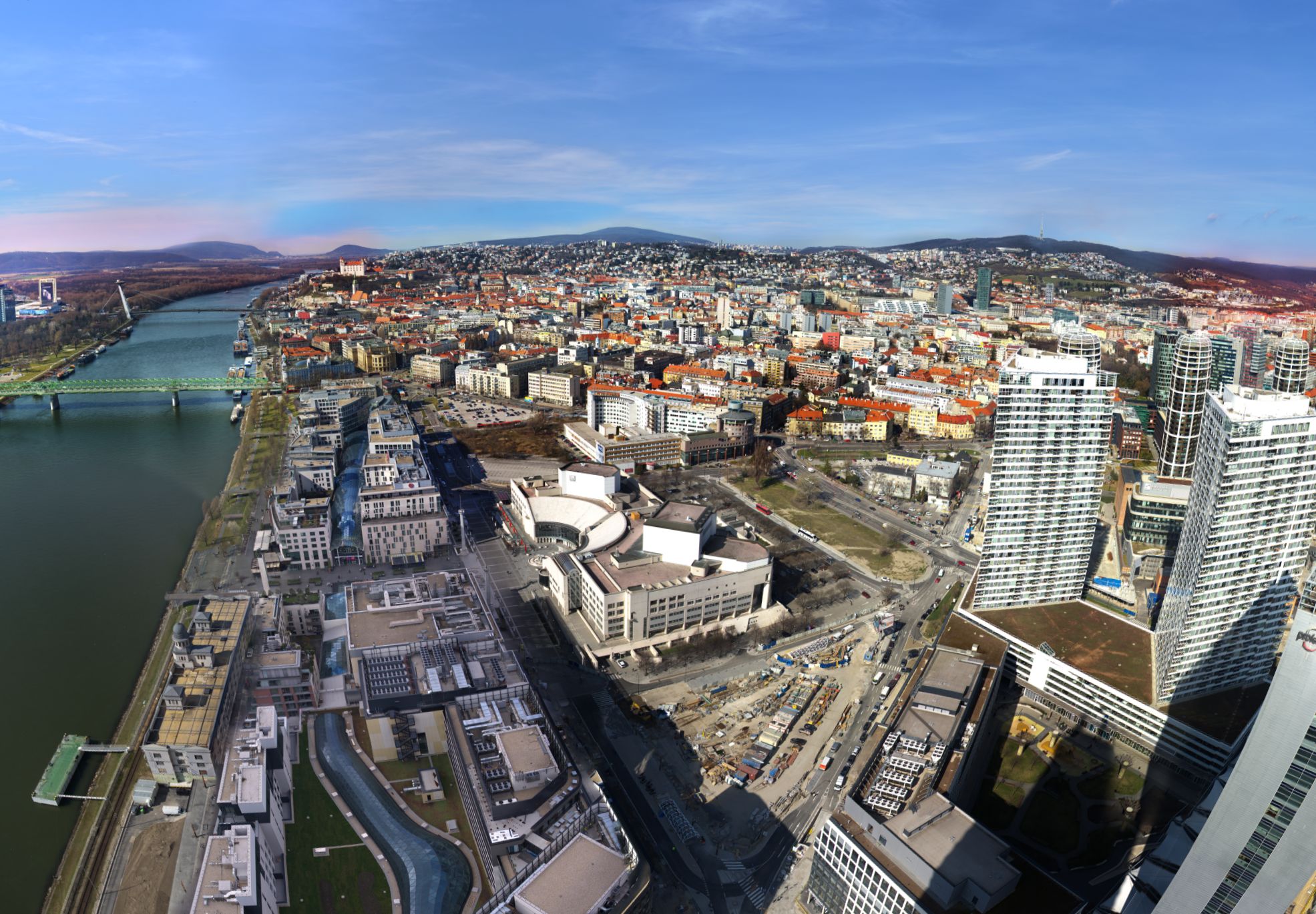 View from Eurovea Tower