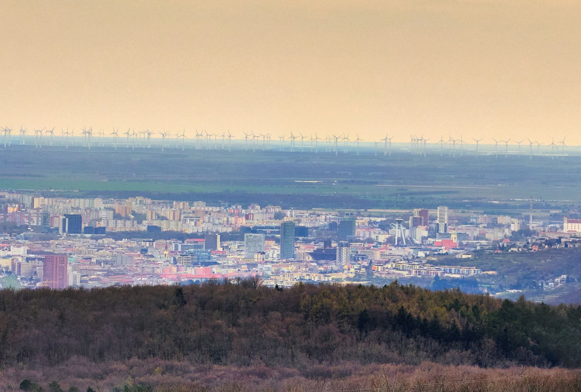 Bratislava from Malý Javorník