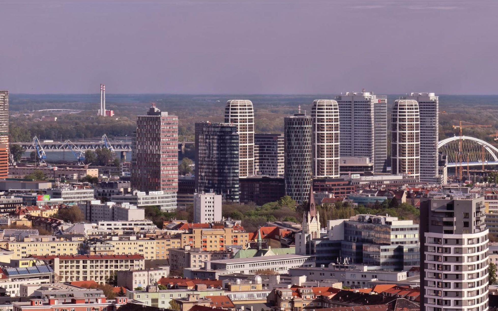 Bratislava from Strážna street