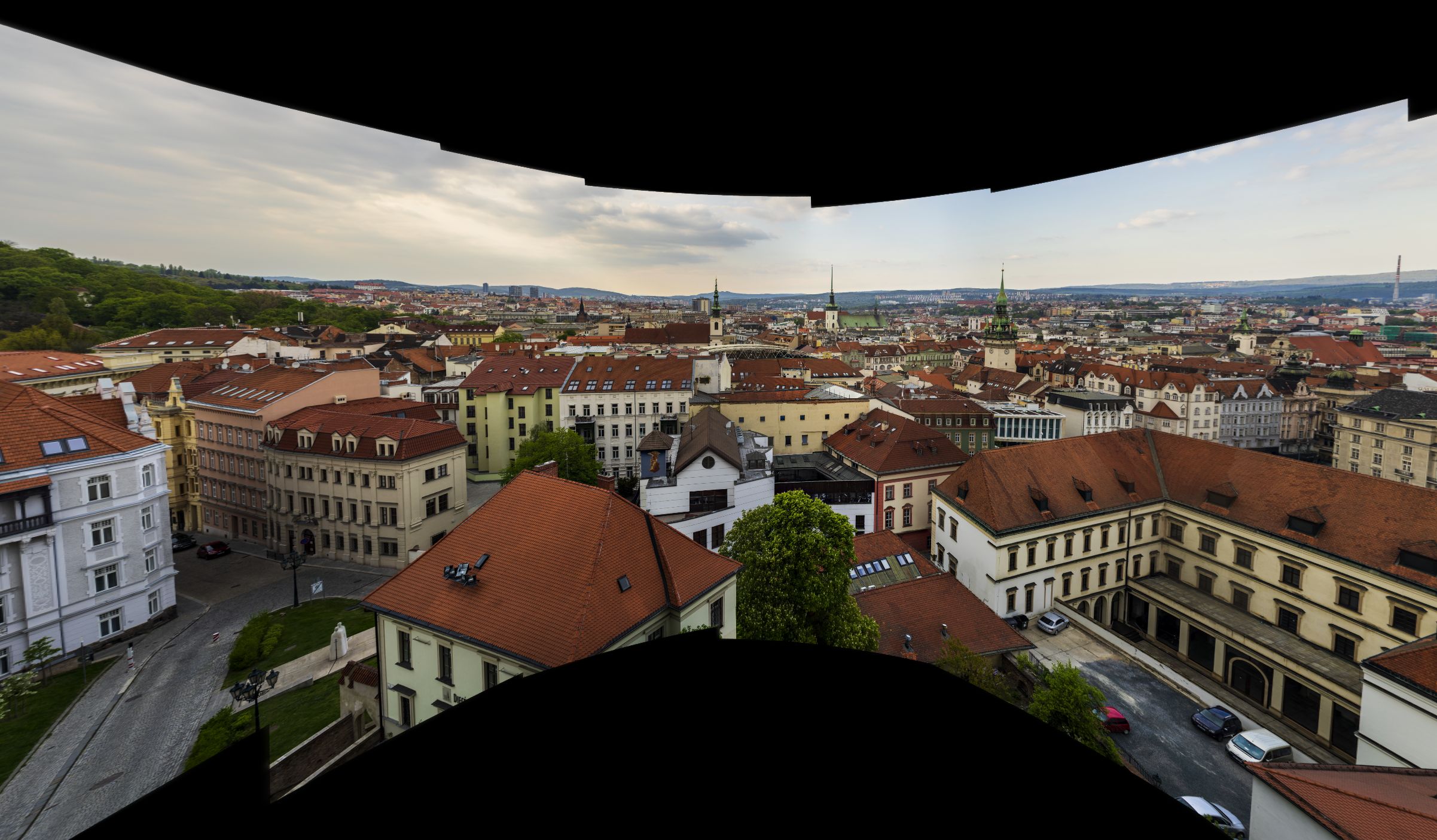 Brno - view from the cathedral tower