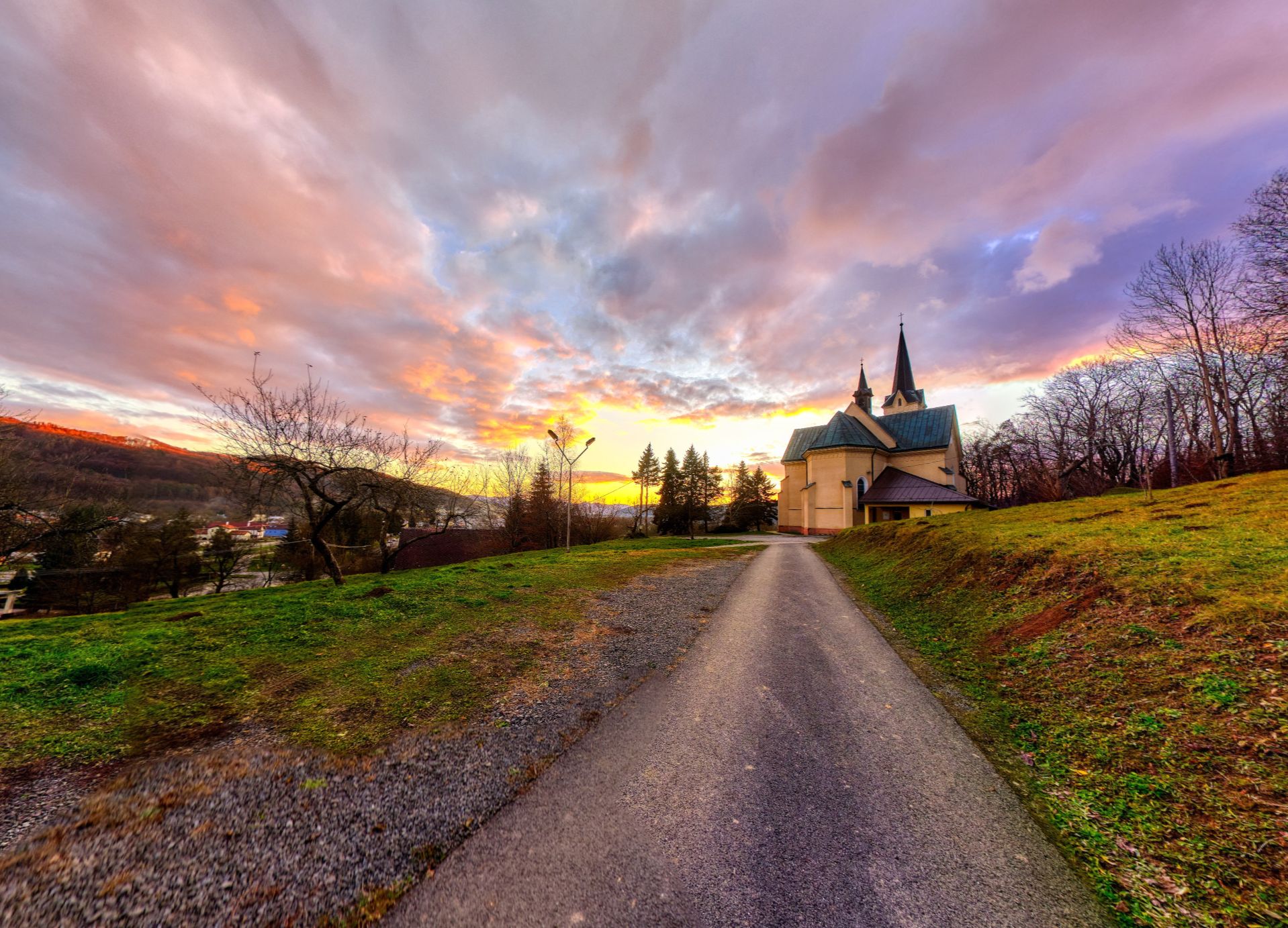 Udavské - behind the church